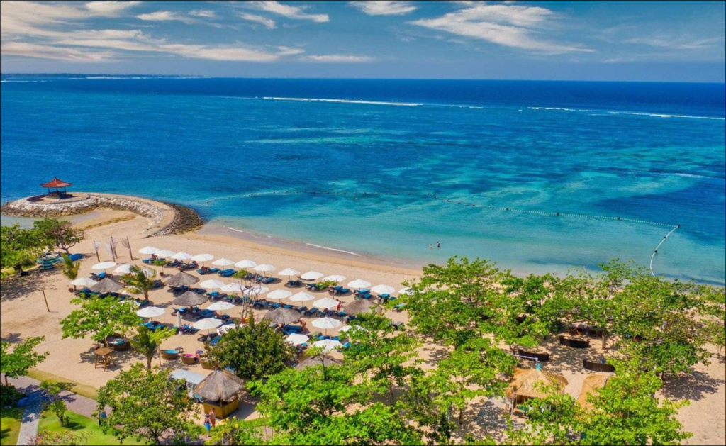 best beach in nusa dua: samuh beach